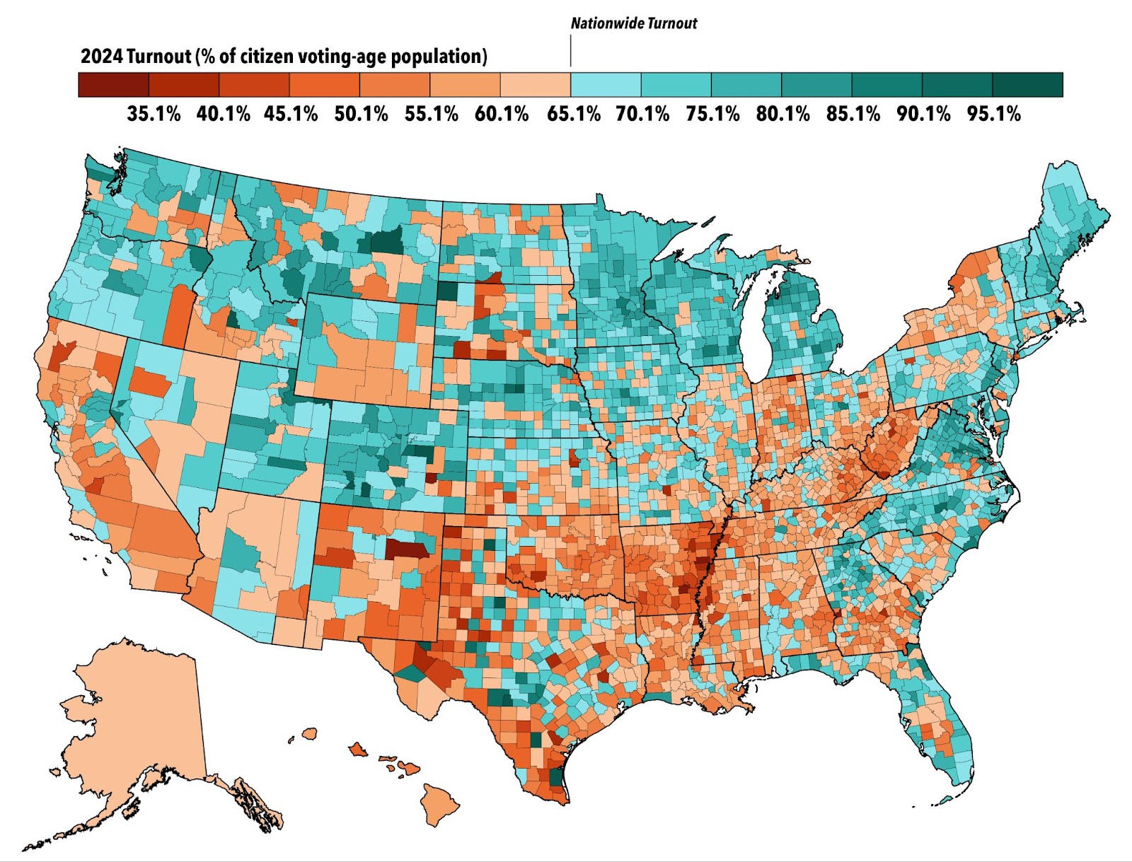 Turnout In The 2024 Election